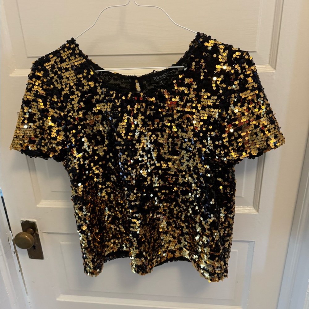 TopShop sequin top